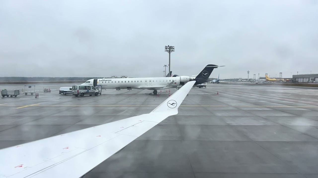 LH184 Lufthansa Bombardier CRJ-900 Engine Startup
