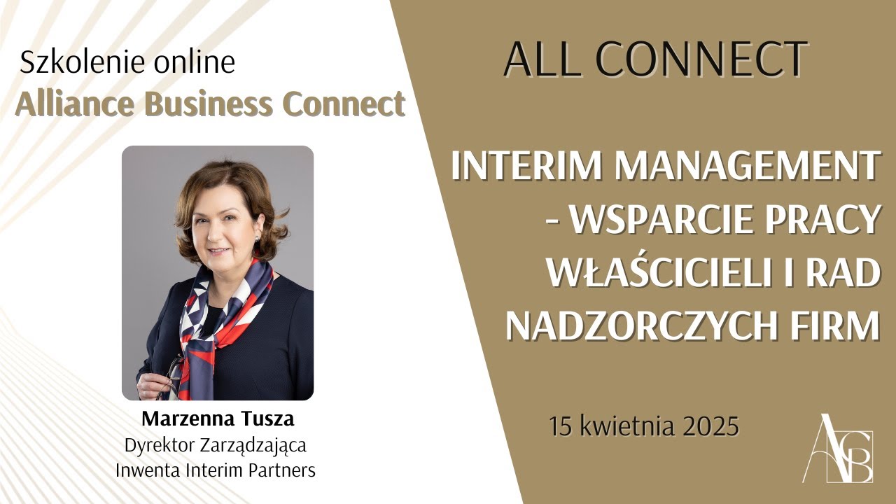 Interim Management - wsparcie pracy właścicieli i rad nadzorczych firm