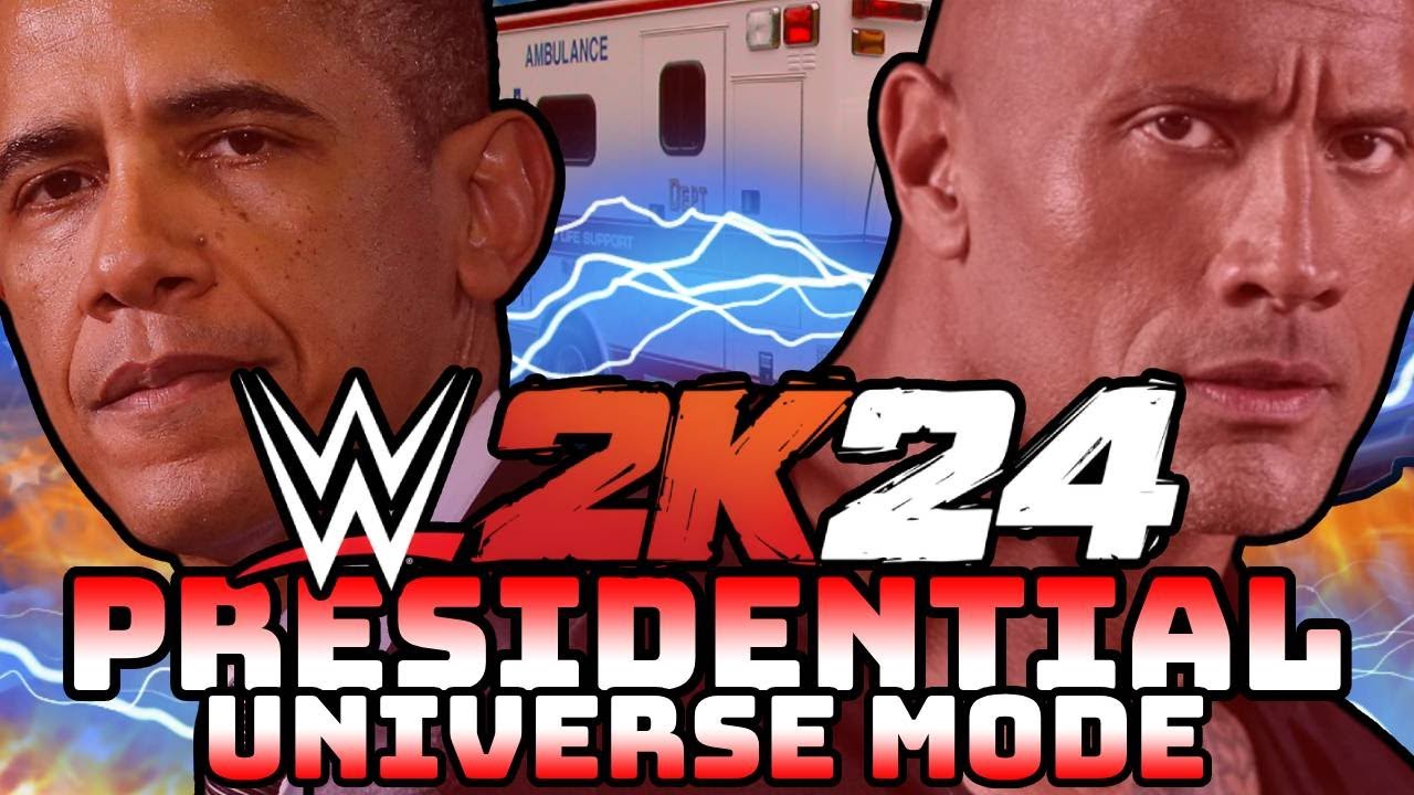 БАРАК ПРОТИВ РОКА!!! | Президентский режим вселенной WWE 2K24 | #2