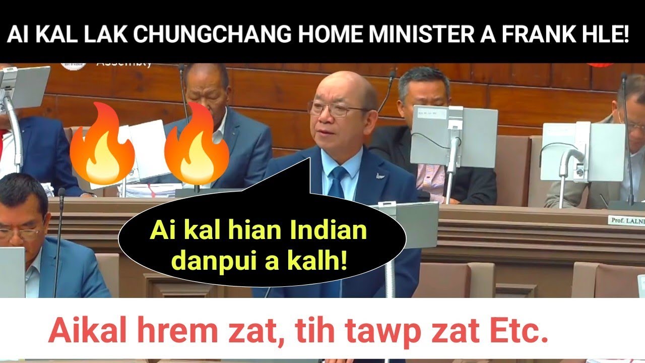 Home Minister-in Aikal lak chungchang zep nei hauh lovin a sawichhuak e! Hrem, bantir, Etc..