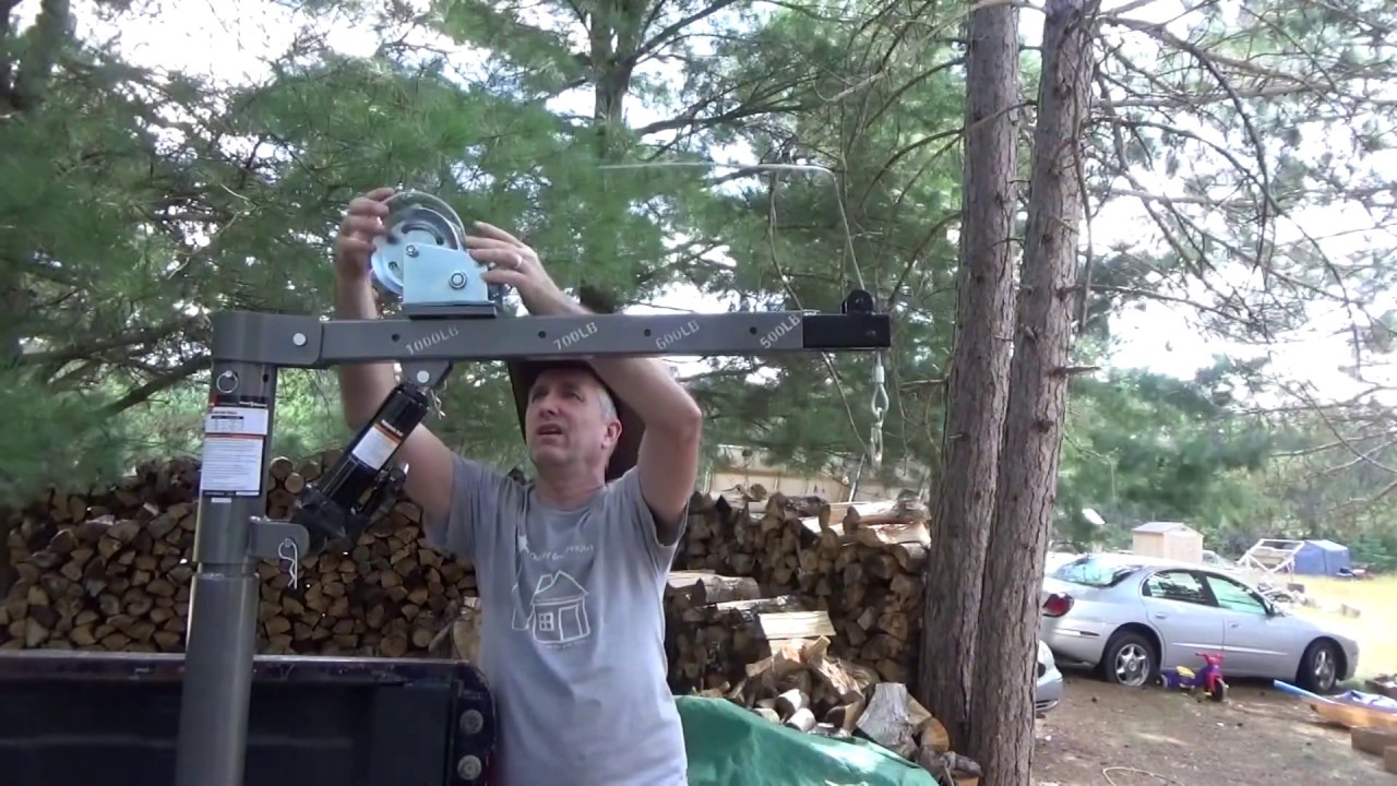 Assembly And Using Harbor Freight Truck Crane