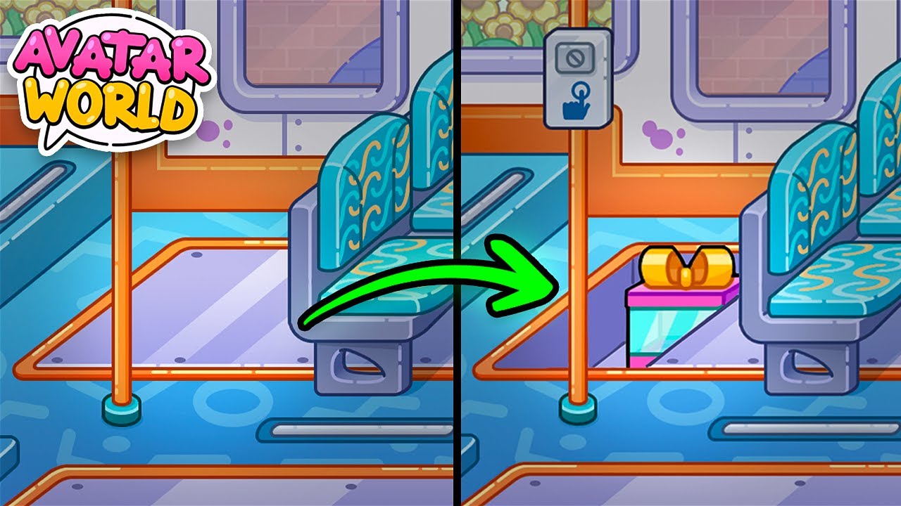 UPDATE!!! NEW SECRETS IN A NEW LOCATION! SCHOOL BUS in AVATAR WORLD!