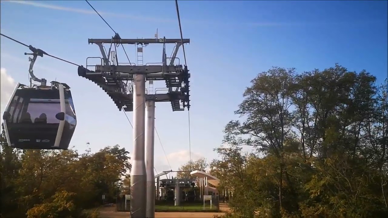 Grün Berlin Seilbahn