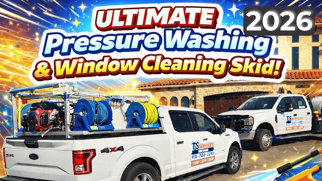 2026 Custom Window Cleaning & Power Washing 5.5ft Skid!