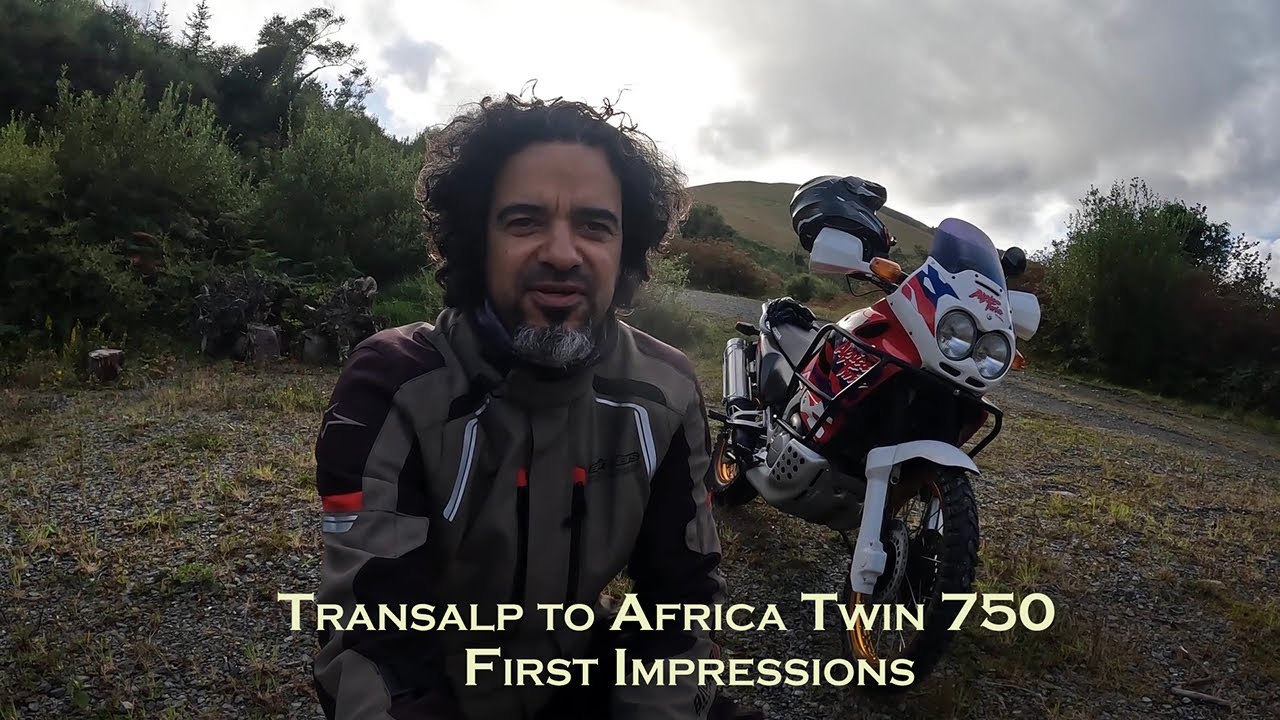 Transalp to Africa Twin 750 First Impressions