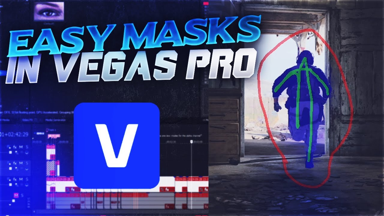 EASY Quick Masks with VEGAS Pro - Automatic Masks and Mattes!