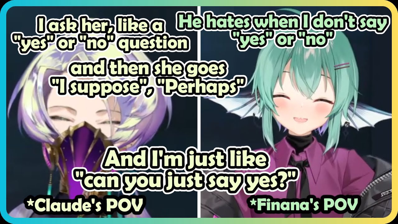 Finana teases Claude while Claude gets frustrated by it 🤣 (Really love when these two are together🥲)