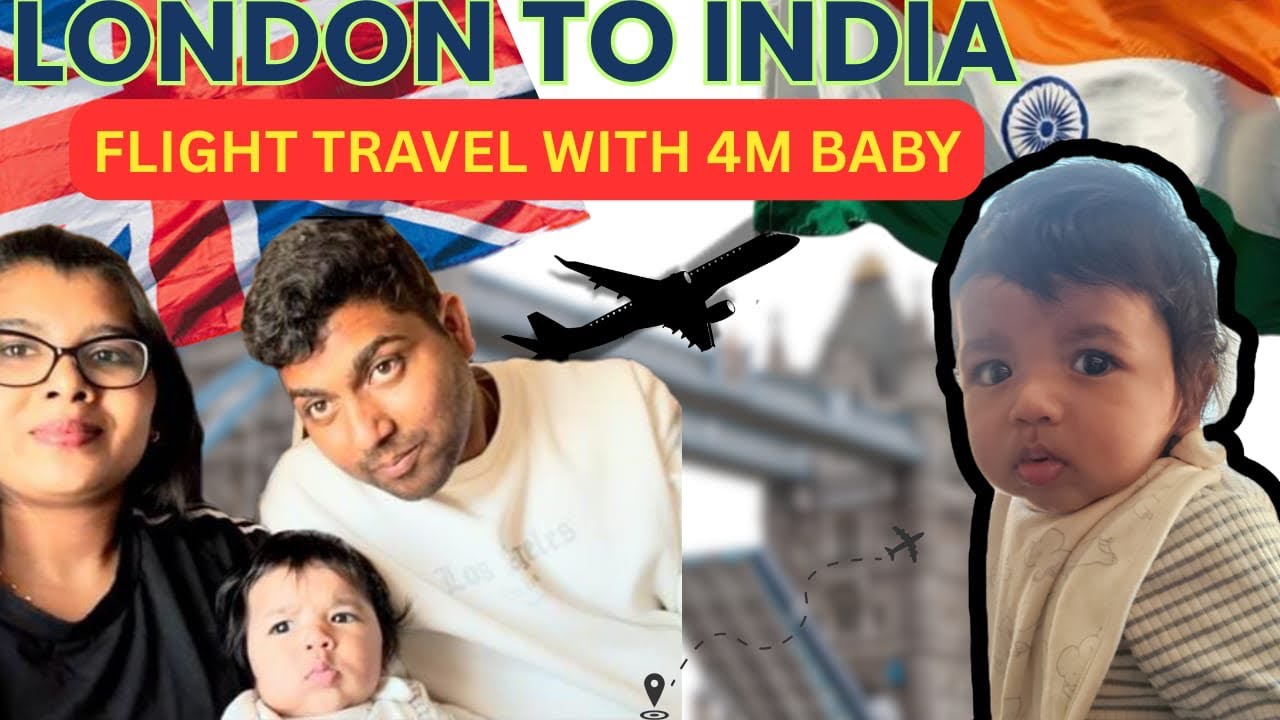 Surprise visit and FIRST flight✈️ of 4month Baby from Uk🇬🇧 to India🇮🇳 | surprise visit | travel vlog