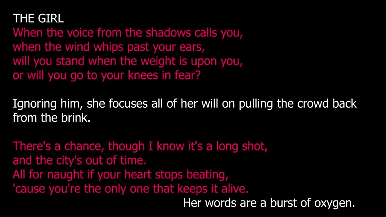 Hold Back the Night - The Protomen - Full Lyrics