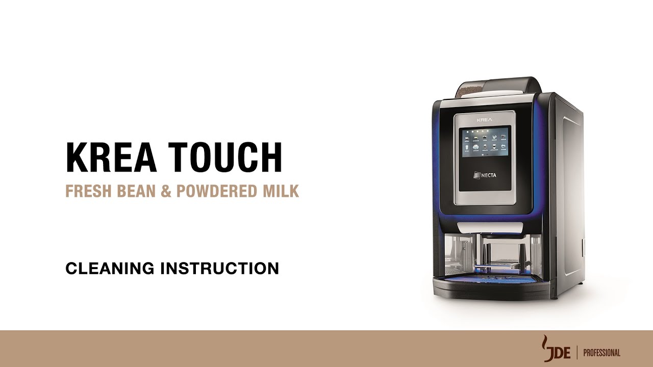 JDE - NECTA KREA TOUCH CLEANING GUIDE