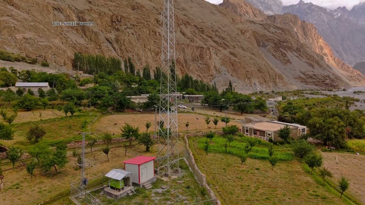 Areal view of small village among mountains #thenorthworld #travel #travelblog #mountains #life 