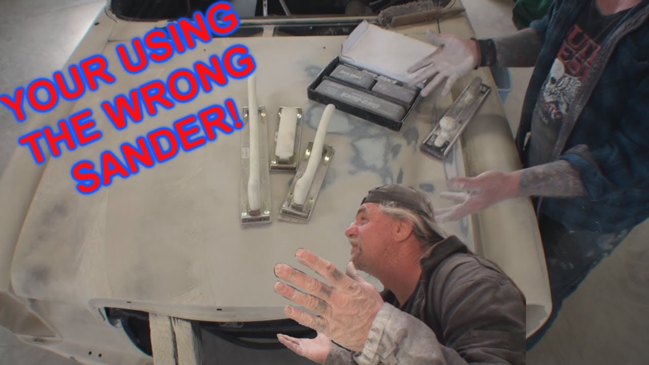 How To Sand Your Car For Paint - Using The Right Block Sanders