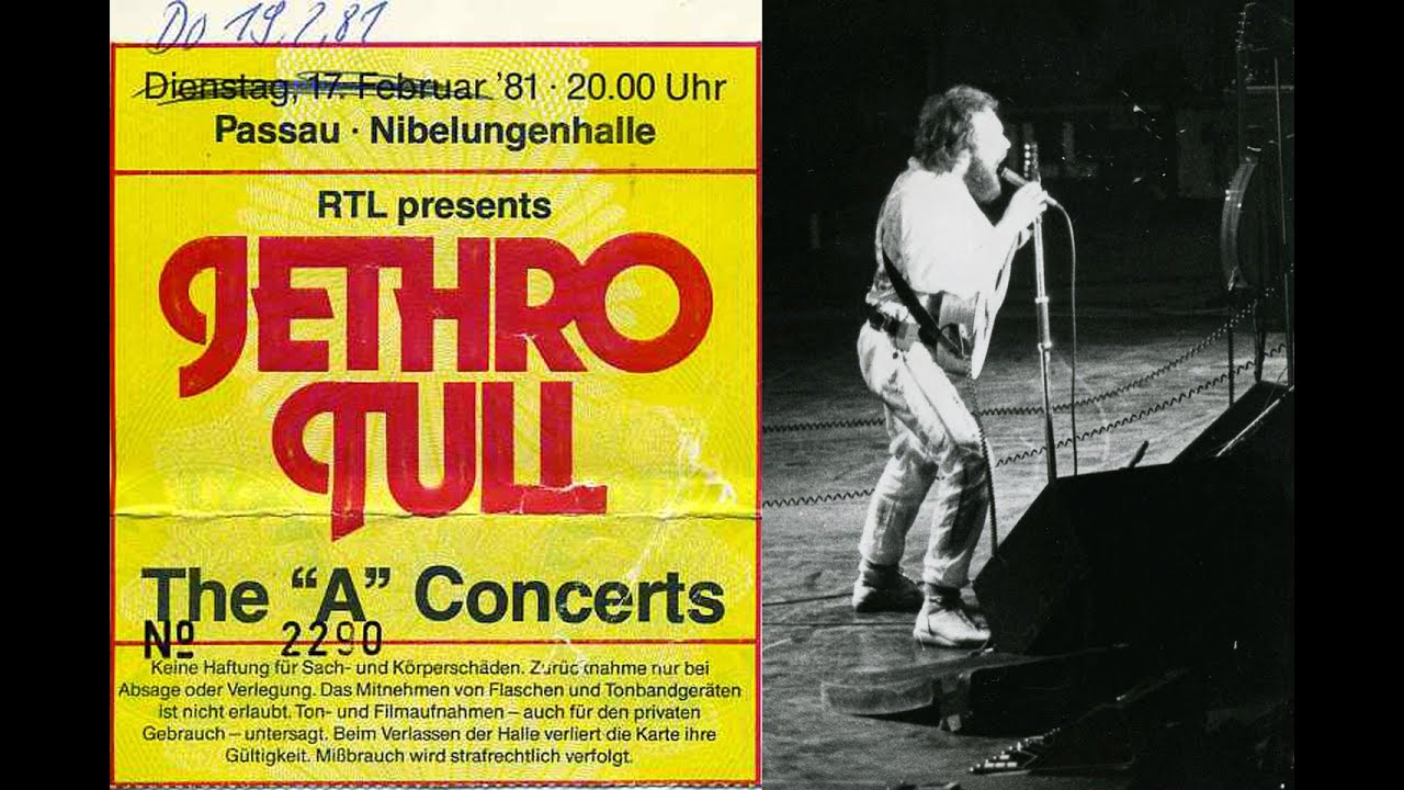 Jethro Tull live audio 1981-02-19 Passau Nibelungenhalle