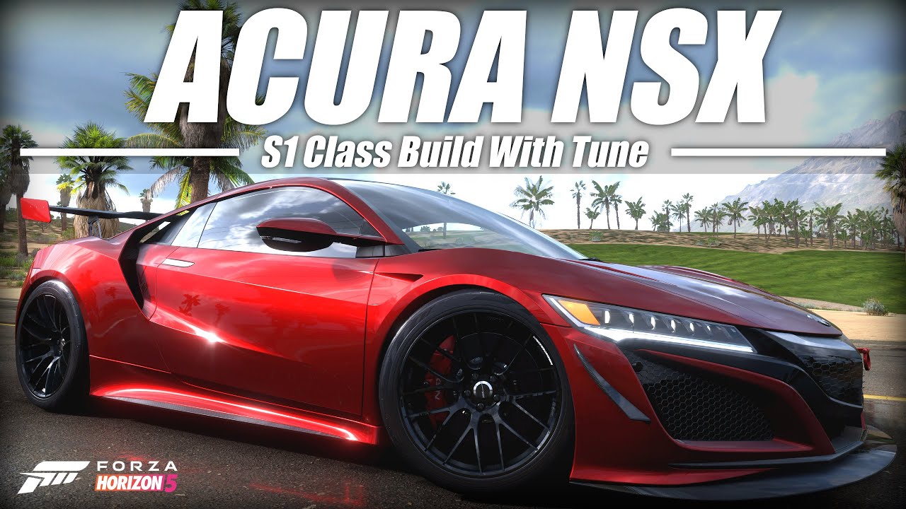 2017 Acura NSX Customization Road Race Build with Tune | S1 Class | Forza Horizon 5 Online