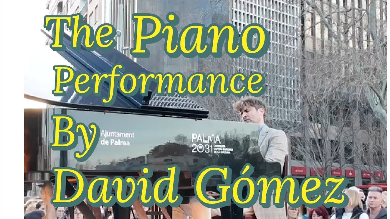 David Gómez- Le Voyage du Piano In Plaza de España#travelvlog#Musictomyears#pianoperfection