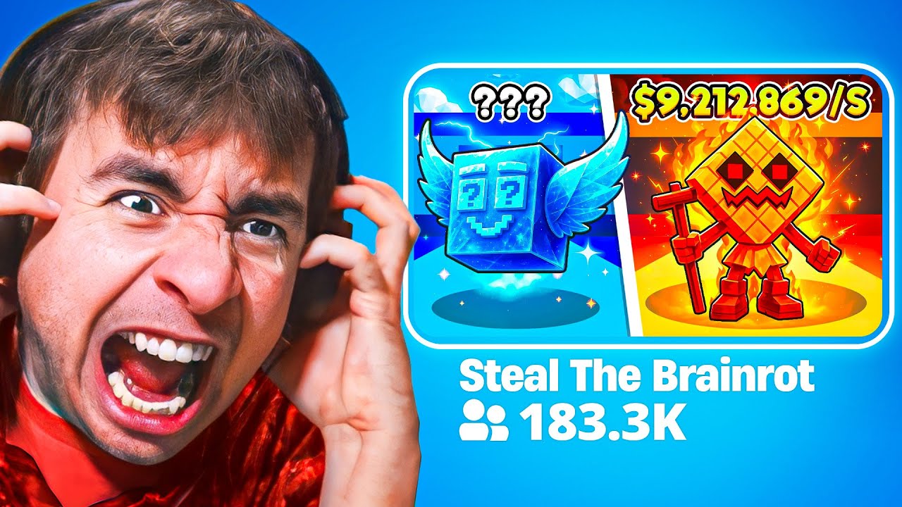 I Trolled Him In STEAL THE BRAINROT! (Fortnite)