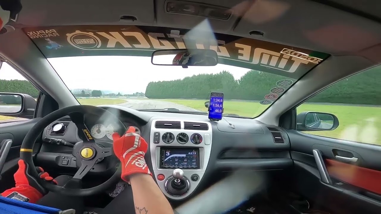 JAPODAY 2025 on board circuito Vasco Sameiro Braga HONDA CIVIC TYPE R 1.34,2