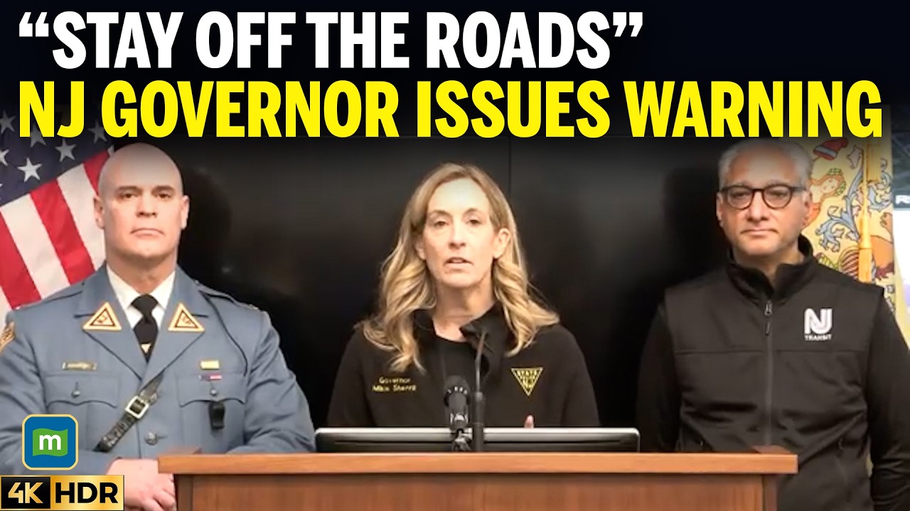 “STAY OFF THE ROADS” — NJ Governor Issues Emergency Warning