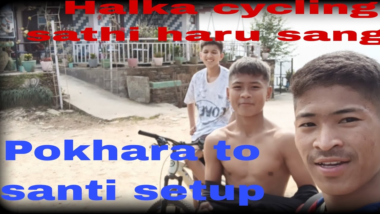 So halka cycling is off road in pokhara to santi setupa#new mtb vlog #like#subscribe#my first video#