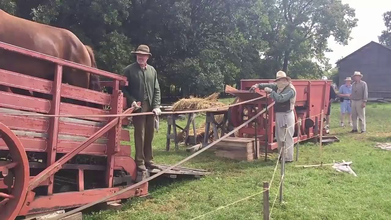 1856 Horse Powered Thresher Video Edited