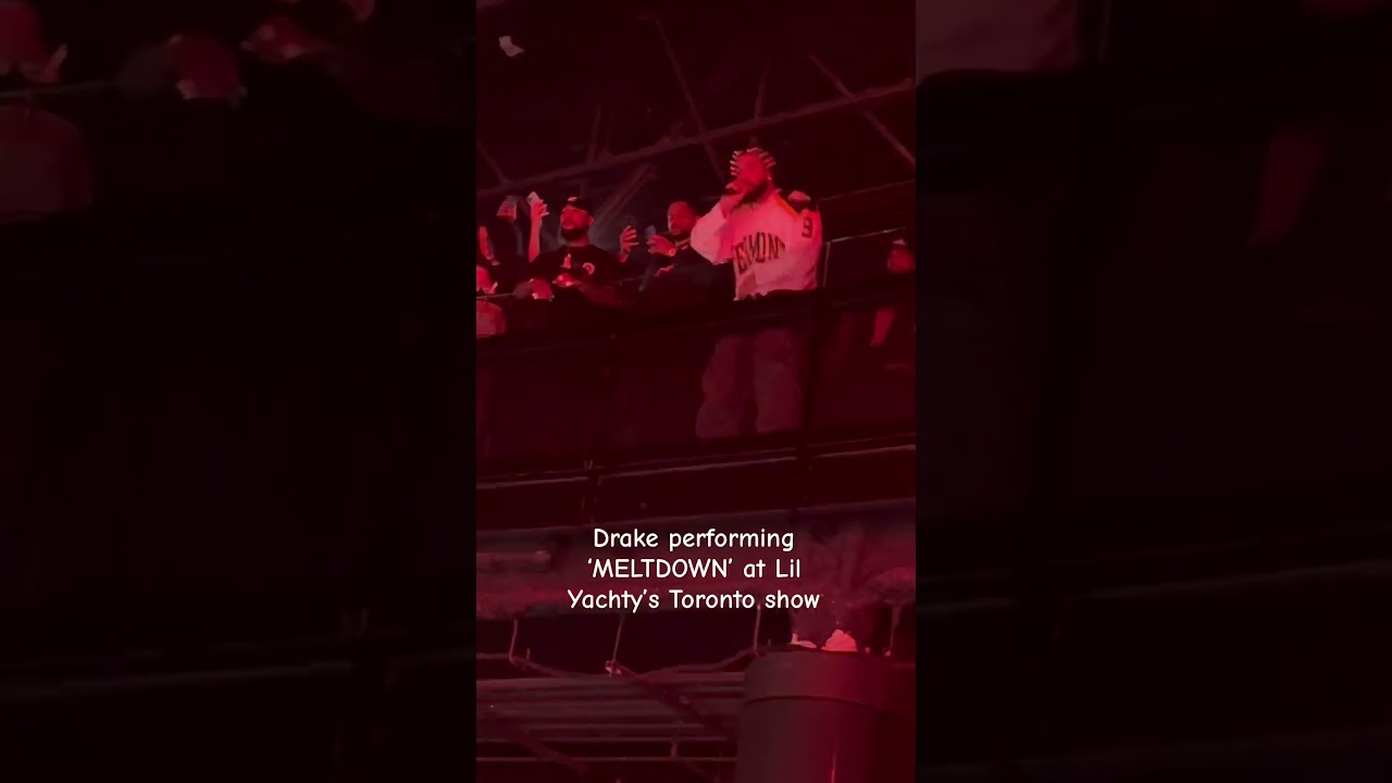 Drake performs &lsquo;MELTDOWN&rsquo; at Lil Yachty&rsquo;s Toronto show! #drake #lilyachty #travisscott #toronto