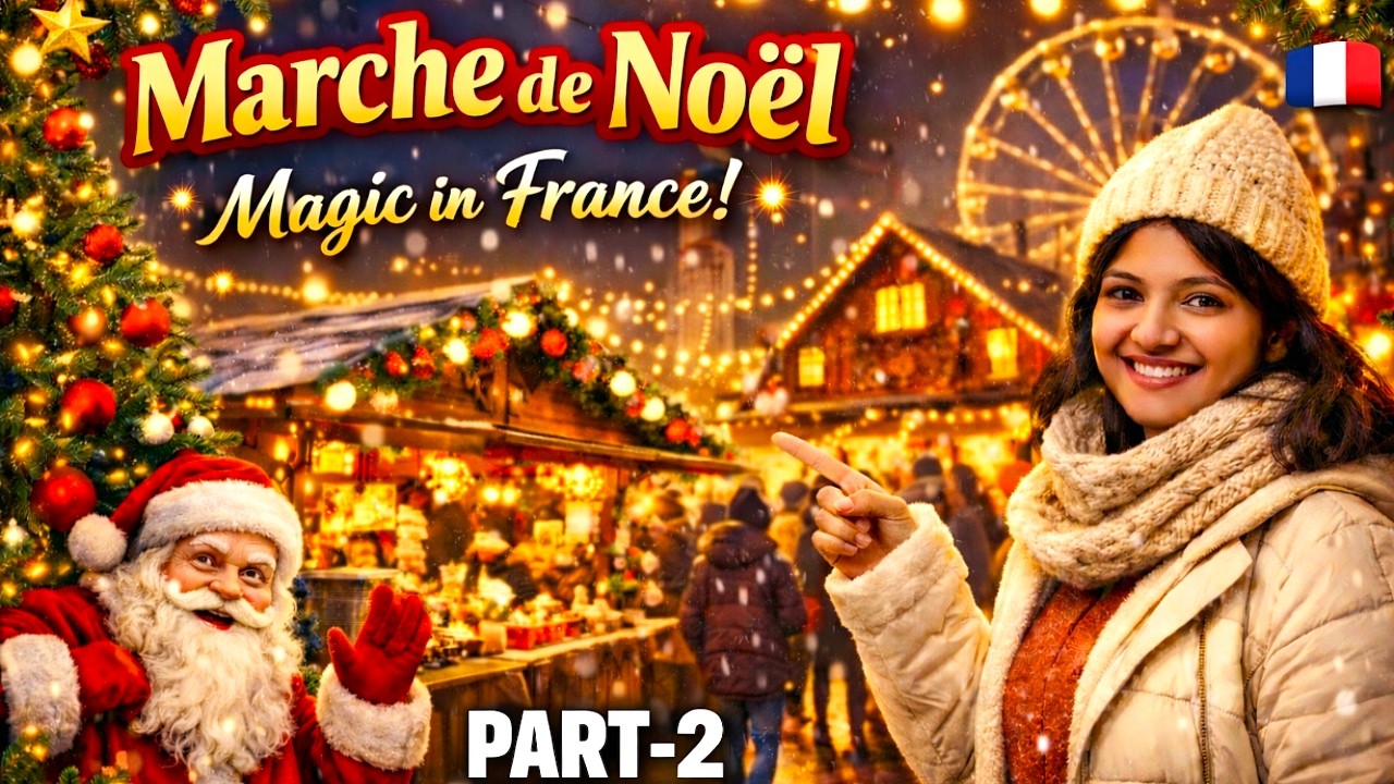 🇫🇷Marche de Noël in France✨ Part 2 |Christmas Market Magic Begins 🎄பகுதி 2 |கிறிஸ்துமஸ் மார்க்கெட் 🎄