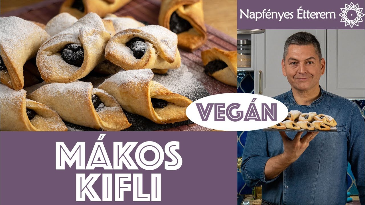 Ünnepi kifli máktöltelékkel