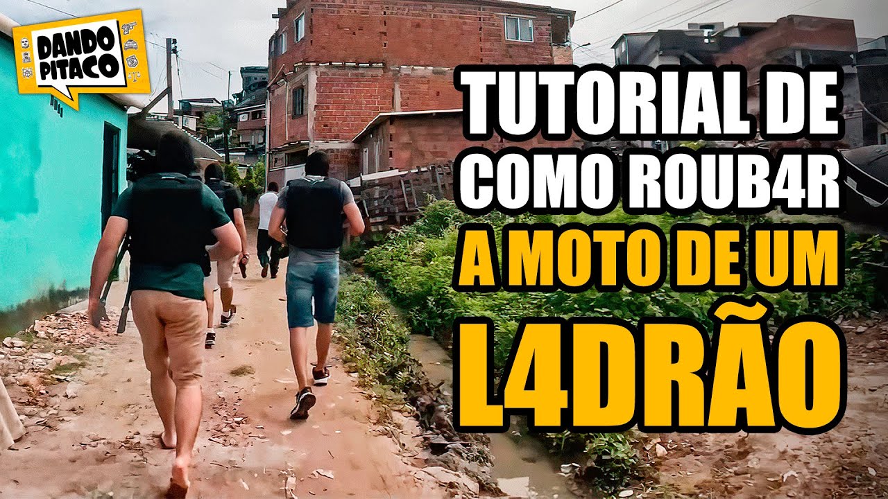 L4DRÃO BURRÃO perde a moto NA FAVELA