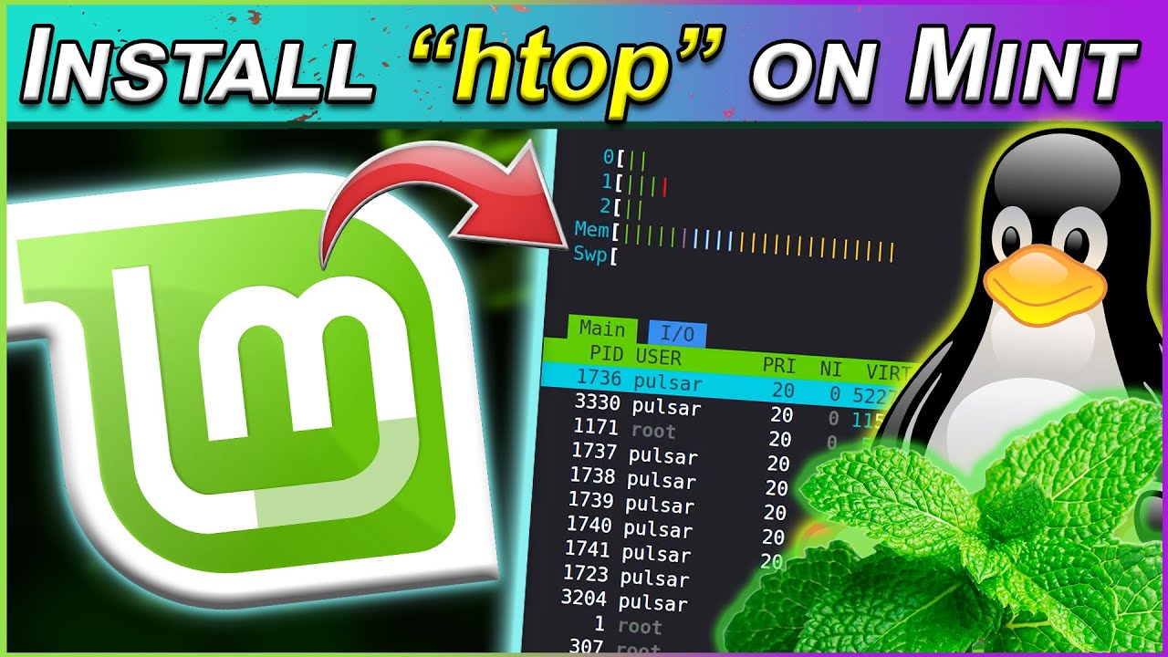 Instalacja HTOP na Linux Mint (niezbędne narzędzie)