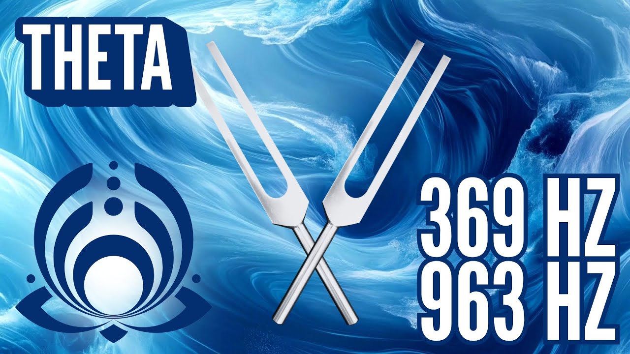 SHIFT TO YOUR HIGHEST TIMELINE 💫 369 Hz + 963 Hz Tuning Forks (Theta)