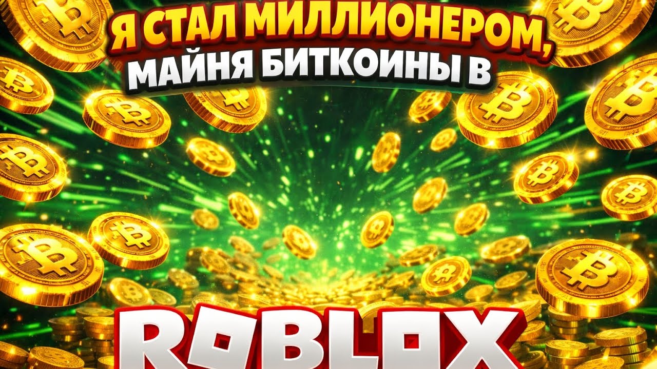 Я СТАЛ МИЛЛИОНЕРОМ, МАЙНЯ БИТКОИНЫ В ROBLOX