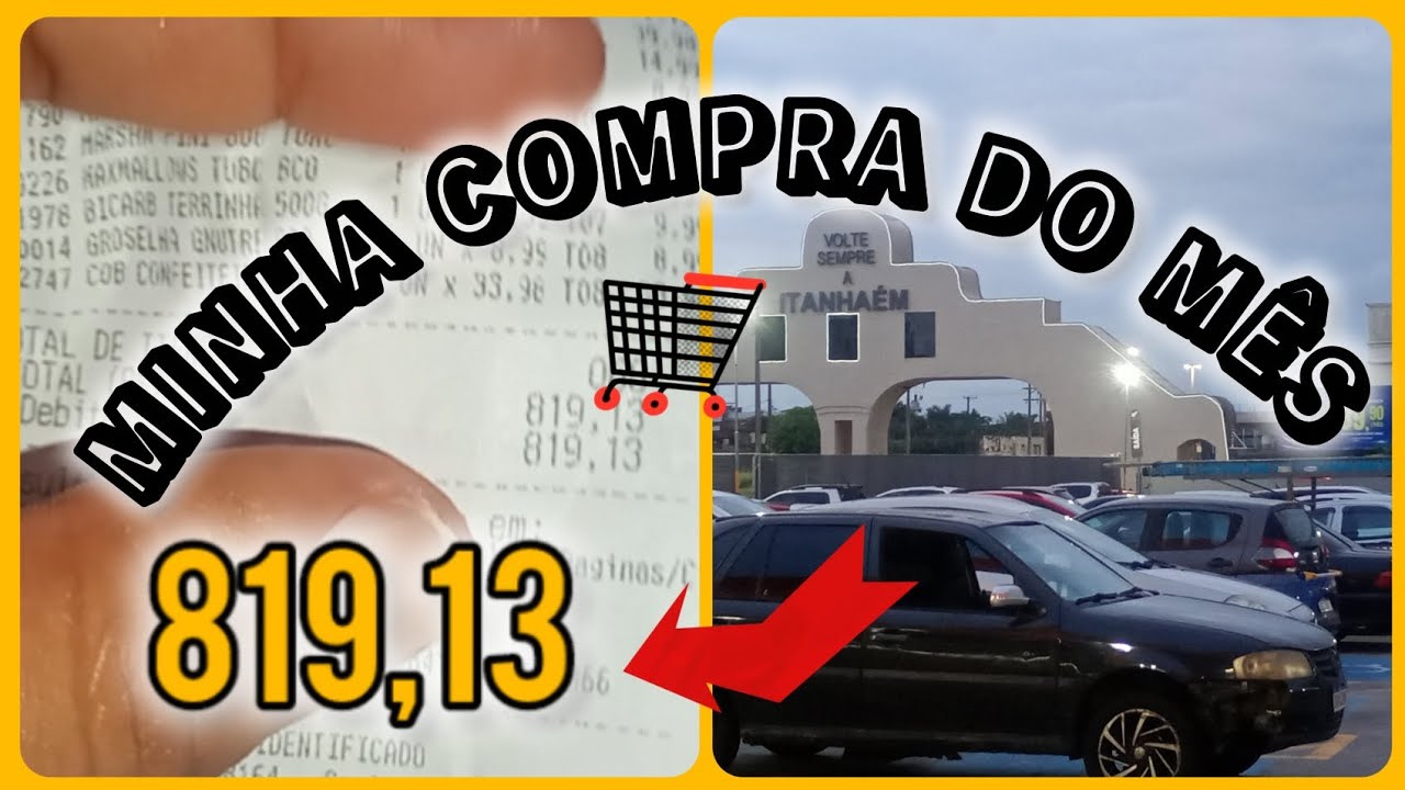 R$ 819,13 BEM GASTOS! Veja o que consegui comprar com esse valor. ✅