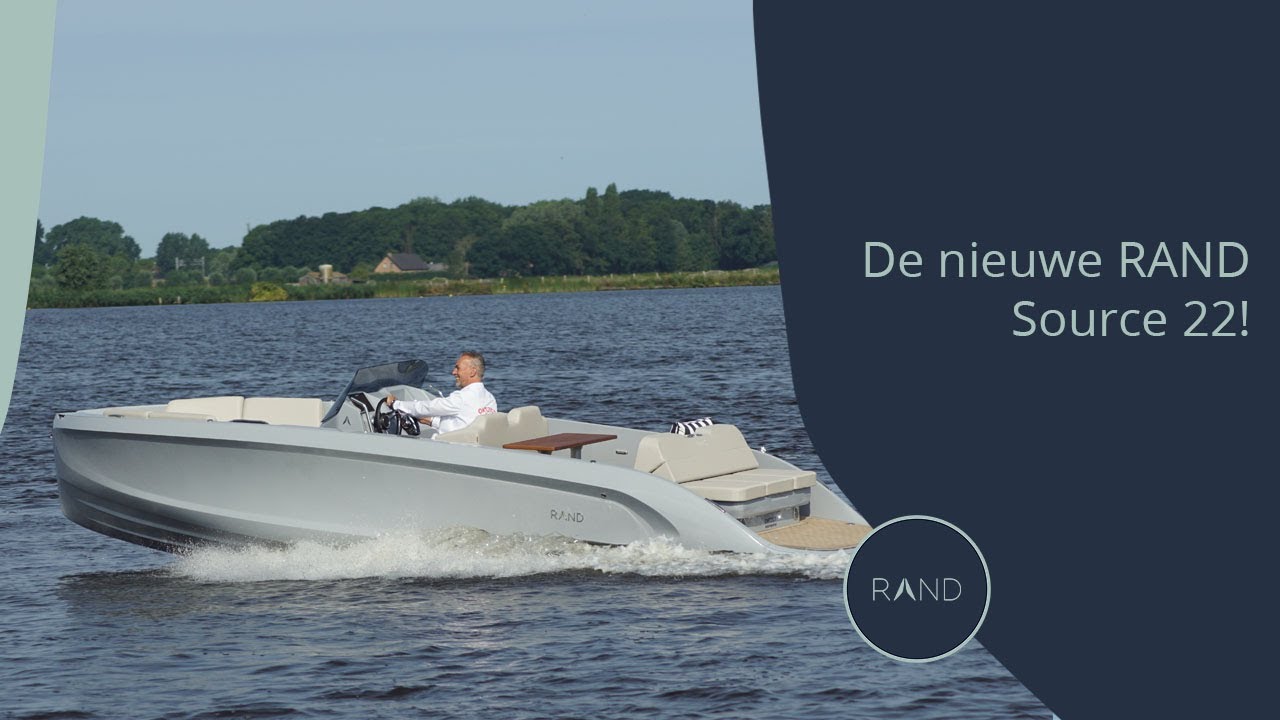 De nieuwe RAND Source 22 met een Mercruiser 4.5L 250pk V6 op de Kagerplassen!
