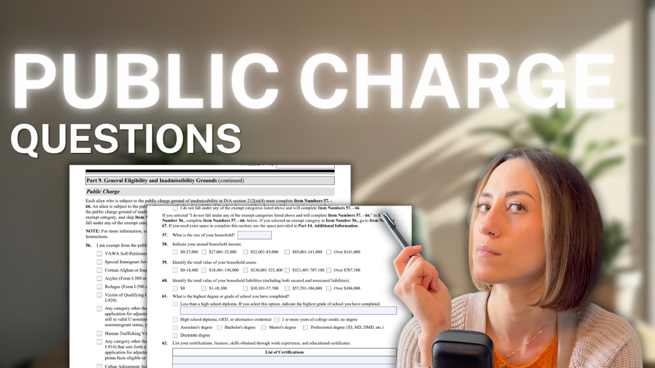 HOW TO RESPOND TO PUBLIC CHARGE RFE 2025