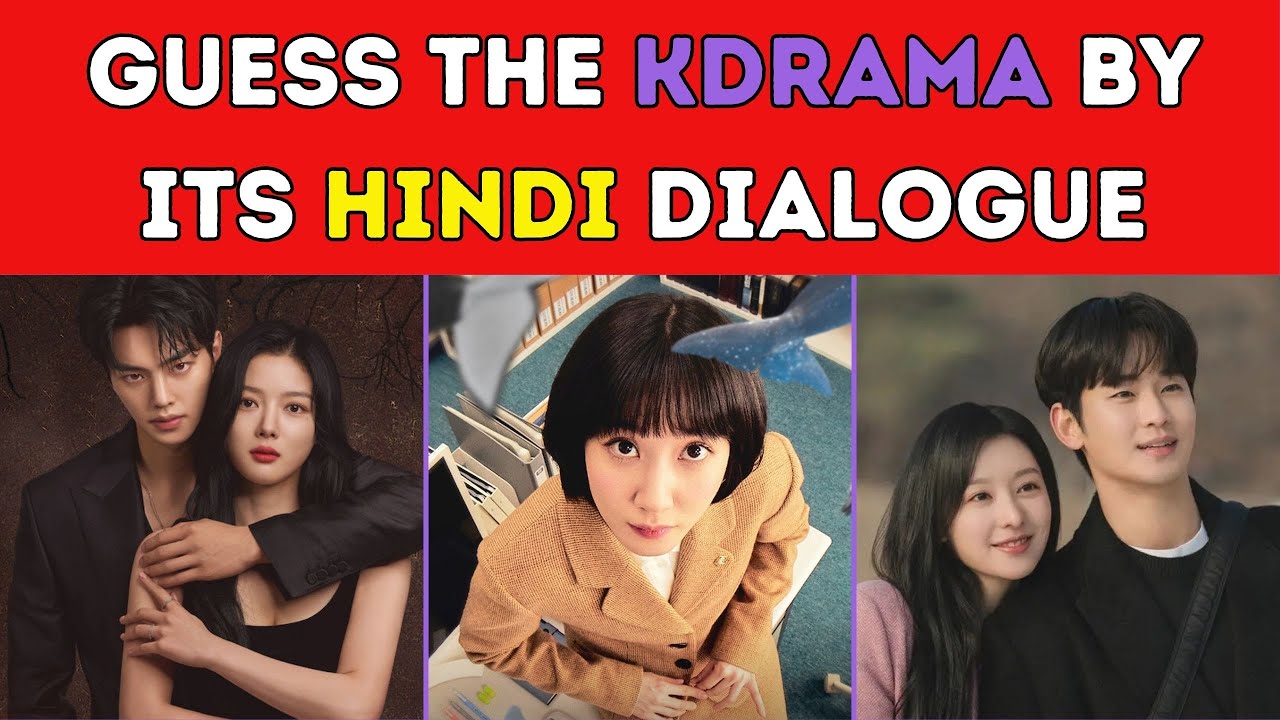 Guess the KDrama By Hindi Dialogue | Korean Drama Quiz | Funquestic