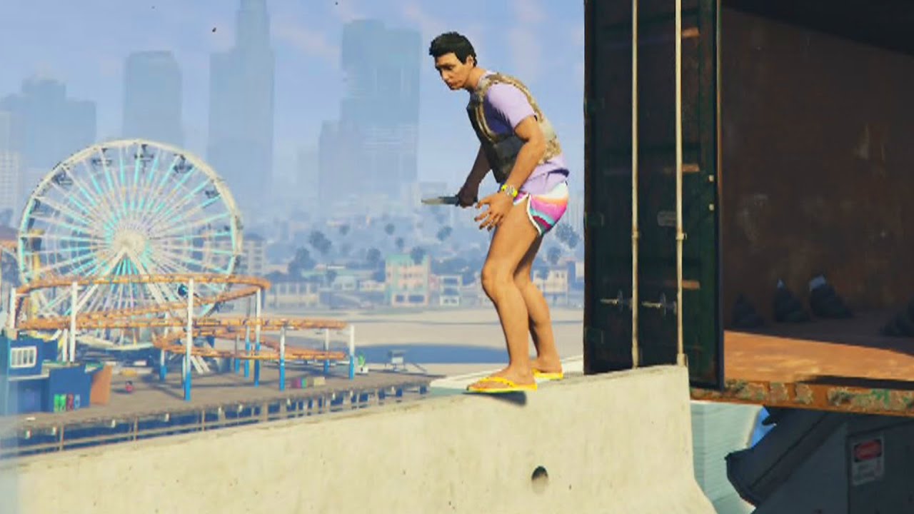 PARKOUR EXTREMO! FINAL EPICO!! - Gameplay GTA 5 Online Funny Moments (GTA V PS4)