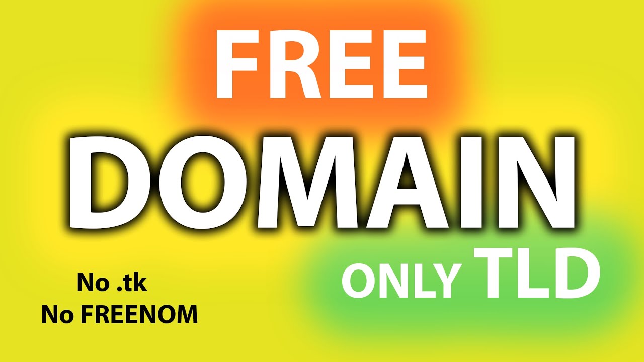 GET A TLD DOMAIN FOR FREE || HOW TO GET TOP LEVEL DOMAIN FOR FREE || PROGAMERLY