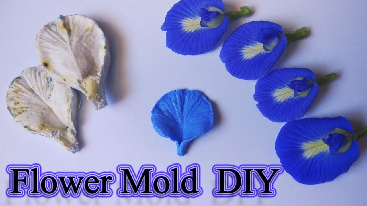 Flower Mold making from originsl flower for Clsy Craft | Mold making at Home with simple materials