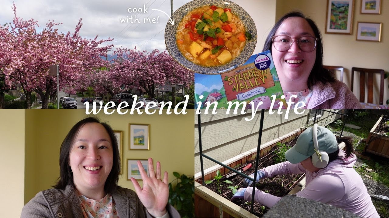 A relaxing and restorative weekend | recharging, cooking easy meals, taking time for me!