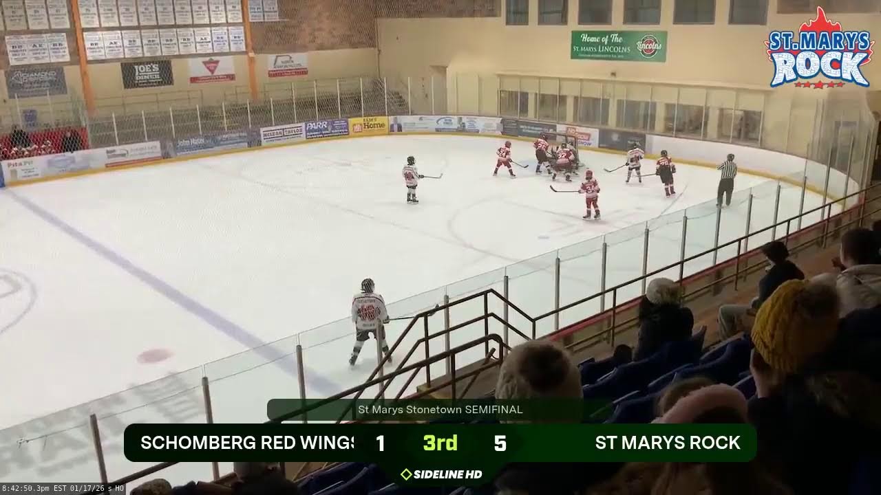 ST MARYS ROCK vs. SCHOMBERG RED WINGS (2026.01.17)