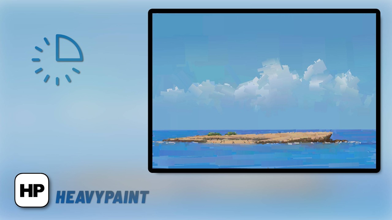 Timelapse - Plein Air Sketch in Heavypaint
