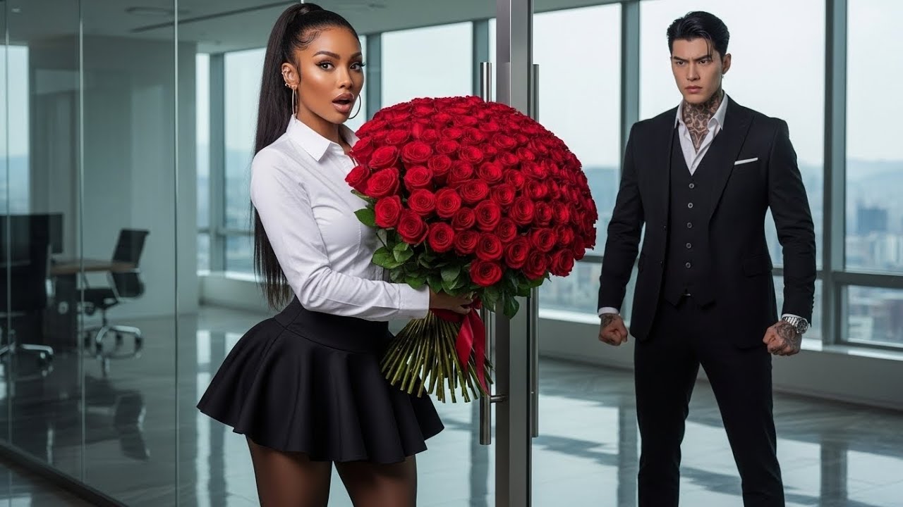 He Never Noticed Curvy Black Secretary - Until The 1000 Roses on Her Desk Unleashed His Jealous Rage