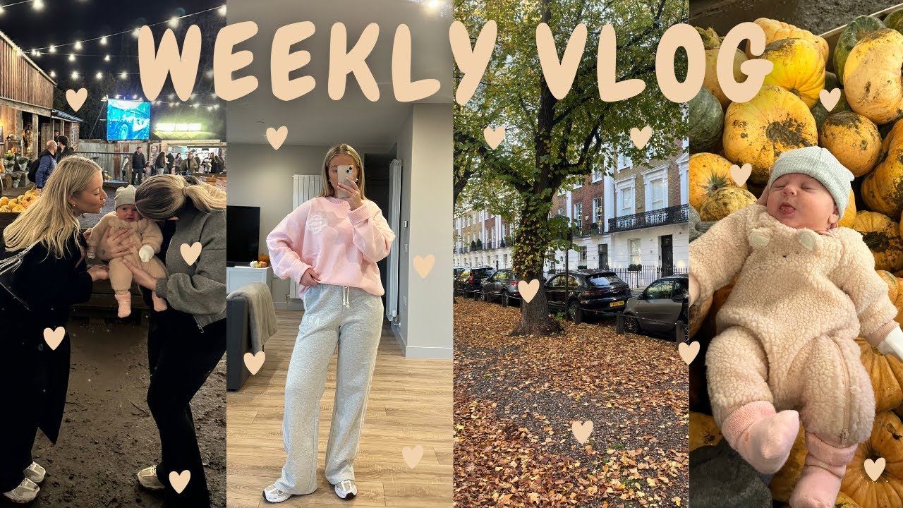 COZY AUTUMNAL WEEKLY VLOG♡ TULLEYS FARM, BAKING CINNAMON BUNS, DATE NIGHT & HAUL | CHLOEWHITTHREAD