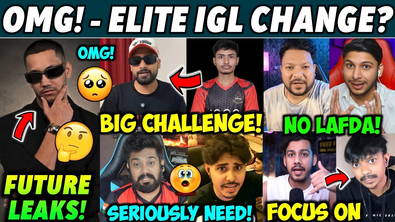 ELITE IGL Change - Why? 🥶, Fozyajay Big Challenge 😨, Nonstop Gaming Undeserving? 🥵, TG Delete 💔
