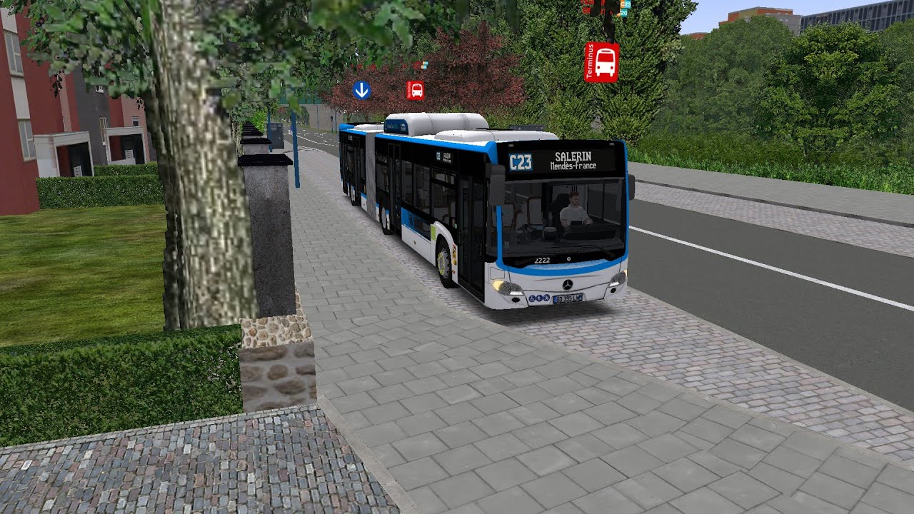 OMSI 2 | St-Servan | Ligne C23 Jardin des Valaques - Mendes-France | Mercedes Citaro GC2 NGT €6 PDO