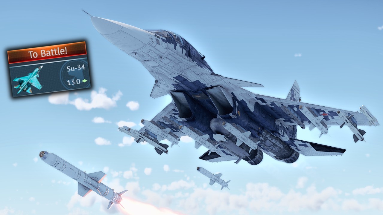 So This Is Russia’s Easy Mode… | Su-34 Kh-38