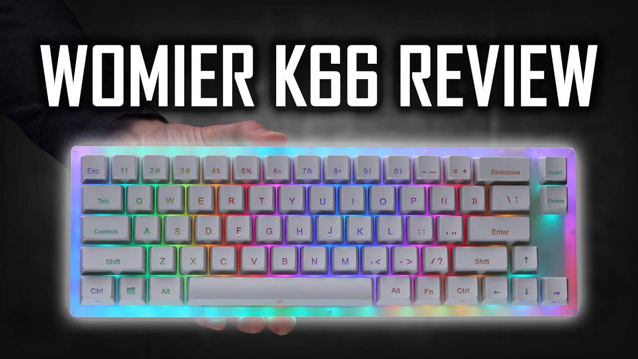 Womier K66 Review - 5 Pin Hot Swap + RGB Light Show!