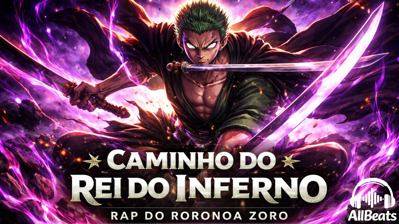 CAMINHO DO REI DO INFERNO | Rap do Roronoa Zoro @AllBeats