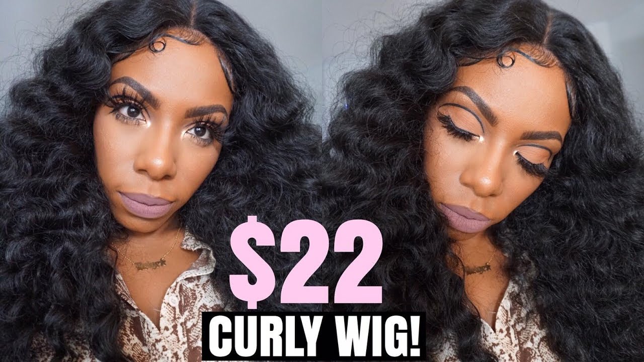 ⚠️MUST HAVE $22 CURLY WIG! GODDESS HAIR│SENSATIONNEL SYNTHETIC LACE FRONT EMPRESS EDGE AMANI WIG⚠️