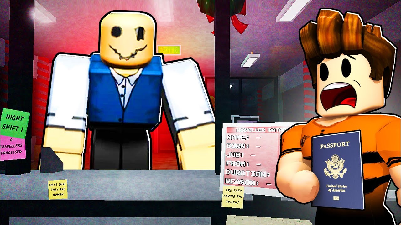 Seram Pekerja Imigresen KLIA Diganggu Pelancong Berhantu 😱👹😱┃ Terminal 13: Not Human Roblox Malaysia